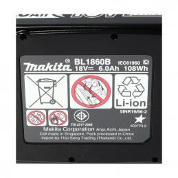 MAKITA MKP1RG182 ชุดแบตเตอรี่ 18 V  6.0Ah x 2 + แท่นชาร์จ x 1 (ชาร์จเร็ว)