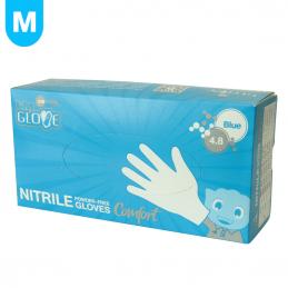 SKI - สกี จำหน่ายสินค้าหลากหลาย และคุณภาพดี | IM GLOVE ถุงมือยางสังเคราะห์ กล่องสีฟ้าเข้ม (4.8g)  - ไม่มีแป้ง #M-DNOFSOG (ลัง 10กล่อง, 1 กล่องมี 100ชิ้น)