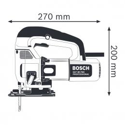 BOSCH GST80PBE เลื่อยจิ๊กซอ ปรับสปีด 580W ระบบปรับแตะ 3ระดับ #060158159E