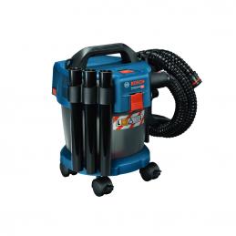 BOSCH GAS18V-10L (SOLO) เครื่องดูดฝุ่น 18 V ขนาด 10 ลิตร แรงดูด 90 บาร์ ท่อยาว 1.6 เมตร หัวดูด 3 แบบ ข้อต่อท่อ 3 ชิ้น เครื่องตัวเปล่า #06019C63K0