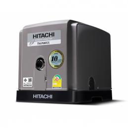 HITACHI-TM-P600XX-ปั๊มน้ำอัตโนมัติแบบเทอร์ไบน์-2-ใบพัด-ขนาด-600-วัตต์-แรงดันน้ำคงที่-ทำงานเงียบ-ปริมาณน้ำเพิ่มขึ้น