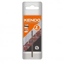 SKI - สกี จำหน่ายสินค้าหลากหลาย และคุณภาพดี | KENDO 19303004 ดอกเจาะปูนก้านกลม 3.0 × 60mm -----ดูของจริง