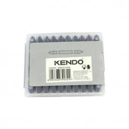 KENDO 23230532 ดอกไขควงลมแฉก สีดำ หัวแม่เหล็ก 2 หัว  PH2 × 65mm (10 ชิ้น/แพ็ค)
