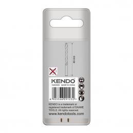 KENDO 10202005 ดอกสว่านเจาะเหล็กสีเงิน 2.0 × 49mm (2 ชิ้น/แพ็ค)