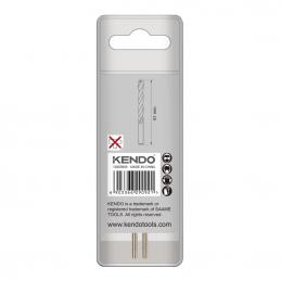 KENDO 10203005 ดอกสว่านเจาะเหล็กสีเงิน 3.0 × 61mm (2 ชิ้น/แพ็ค)