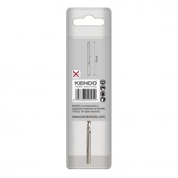 KENDO 10204004 ดอกสว่านเจาะเหล็กสีเงิน 4.0 × 75mm