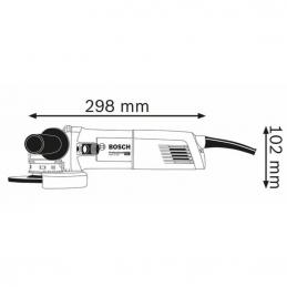 BOSCH GWX14-125 เครื่องเจียร์ 5นิ้ว x-Lock #06017B7000