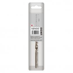 KENDO 10208004 ดอกสว่านเจาะเหล็กสีเงิน 8.0 × 117mm