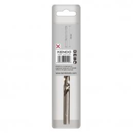 KENDO 10209504 ดอกสว่านเจาะเหล็กสีเงิน 9.5 × 125mm