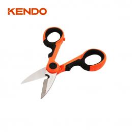 SKI - สกี จำหน่ายสินค้าหลากหลาย และคุณภาพดี | KENDO 30703 กรรไกรปอกสายไฟ  ขนาด 5 1/2นิ้ว