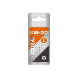 SKI - สกี จำหน่ายสินค้าหลากหลาย และคุณภาพดี | KENDO 10801005 ดอกสว่านเจาะเหล็ก 1.0 × 34mm (2 ชิ้น/แพ็ค)