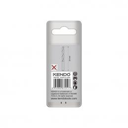 KENDO 10801005 ดอกสว่านเจาะเหล็ก 1.0 × 34mm (2 ชิ้น/แพ็ค)