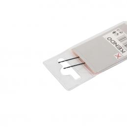 KENDO 10801005 ดอกสว่านเจาะเหล็ก 1.0 × 34mm (2 ชิ้น/แพ็ค)