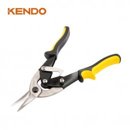 SKI - สกี จำหน่ายสินค้าหลากหลาย และคุณภาพดี | KENDO 30814 กรรไกรตัดโลหะ ปากตรง (ด้ามเหลือง) 250mm (10นิ้ว)