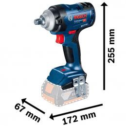 BOSCH GDS18V-400 บล็อคกระแทก 18V (เครื่องเปล่า) 06019k00k1