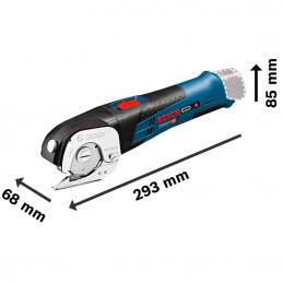 BOSCH GUS12V-LI (SOLO) HD เฉพาะตัวเครื่องตัดหนัง,ผ้า อเนกประสงค์ไร้สาย 10.8V #06019B2901