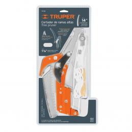 TRUPER 18401 กรรไกรกระตุกกิ่งไม้+เลื่อย 14 นิ้ว ไม่มีด้าม (TR-82)