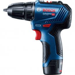 BOSCH GSR12V-30 สว่านไขควง 12 V Brushless motor แบต 2 ก้อน 2.0 Ah +แท่นชาร์จเร็ว    #06019G90K0