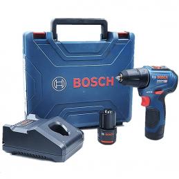 BOSCH GSR12V-30 สว่านไขควง 12 V Brushless motor แบต 2 ก้อน 2.0 Ah +แท่นชาร์จเร็ว    #06019G90K0