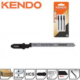SKI - สกี จำหน่ายสินค้าหลากหลาย และคุณภาพดี | KENDO 46001101 ใบเลื่อยจิ๊กซอตัดไม้ T101B (3 ชิ้น/แพ็ค)