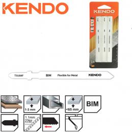 SKI - สกี จำหน่ายสินค้าหลากหลาย และคุณภาพดี | KENDO 46003701 ใบเลื่อยจิ๊กซอตัดเหล็ก T318AF (3 ชิ้น/แพ็ค)