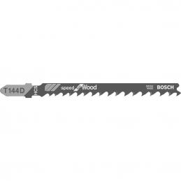 BOSCH T144D ใบเลื่อยจิ๊กซอตัดไม้ประณีต ตัดหนา 5-50 มิล #2608630040  (5ใบ/แผง)