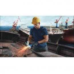 BOSCH GWX9-125S เครื่องเจียร์ 5นิ้ว900 วัตต์ ระบบถอดใส่ใบเร็ว (X-Lock)ปรับรอบได้ #06017B2000