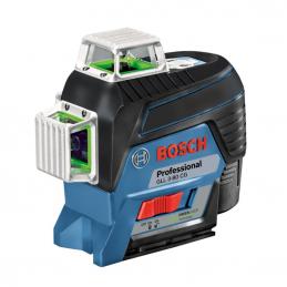 SKI - สกี จำหน่ายสินค้าหลากหลาย และคุณภาพดี | BOSCH GLL3-80CG 0601063U80 เลเซอร์กำหนดแนว 3 เส้น 360 องศา (80เมตร) พร้อมสัญญาณบลูทูธ+ขา BM 1