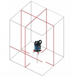 BOSCH GLL5-40E เลเซอร์กำหนดระดับเส้น 5แนวเส้น 40ม. พร้อมกำหนดจุดด้านล่าง #0601063GB0