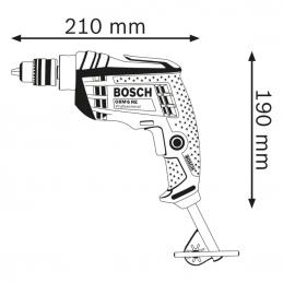 BOSCH GBM6RE สว่านเจาะเหล็ก 1/4นิ้ว 4000 รอบ 350w #06014725K0