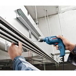 BOSCH GBM320 สว่านเจาะเหล็ก 1/4นิ้ว 6.5mm. ซ้าย-ขวา 320W. (ราคาต่อเครื่อง,1 ลังมี 6 เครื่อง) #06011A45K0