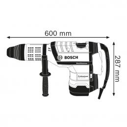 BOSCH GBH12-52DV สว่านโรตารี่+สกัด 12กก. 52มม.#0611266000