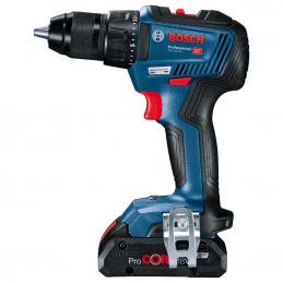 BOSCH GSR18V-50 #06019H5001 สว่านไขควงแบตเตอรี่ 18 V Brushless motor แบต 2 ก้อน 5 Ah + แท่นชาร์จ