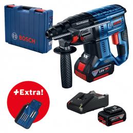 SKI - สกี จำหน่ายสินค้าหลากหลาย และคุณภาพดี | BOSCH 06119110K7 สว่านโรตารี่ไร้สาย GBH 180-LI KIT