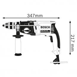 BOSCH GSB20-2RE สว่านเจาะคอนกรีตกระแทก 1/2นิ้ว 800W ซ้าย-ขวา #06011A21K0