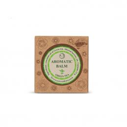 CHERAIM Aromatic Balm ยาหม่องสูตรเย็น ตราเฌอเอม กลิ่น Green tea ขนาด 13 กรัม.