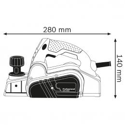BOSCH GHO6500 กบไฟฟ้า 3.1/4นิ้ว 82mm. 650W. (ราคาต่อเครื่อง , 1 ลัง มี 3 เครื่อง) #06015960K0