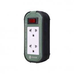 TOSHINO PPS315T-5M(GB) ปลั๊กต่อพ่วง 2 ช่อง มีสวิตช์เบรกเกอร์ สาย 3x1.5 ยาว 5 ม. (3600W)