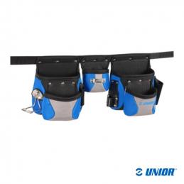UNIOR-1103-ชุดกระเป๋าใส่เครื่องมือ3ใบพร้อมเข็มขัด-THREE-POUCH-BELT-SET