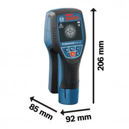 BOSCH D-TECT120 เครื่องสแกนผนัง สแกนได้ลึก120มม พร้อมหน้าจอแสดงผลแบบละเอียด #06010813K0