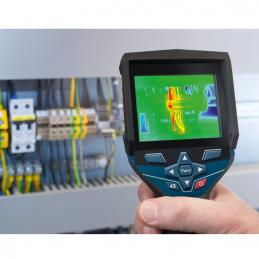 BOSCH GTC400C เครื่องวัดอุณหภูมิ 400 องศา เชื่อมสัญญานบลูทูธ หน้าจอ4สี บันทึกรูปภายได้ (ระบบอินฟาเรท) #0601083150