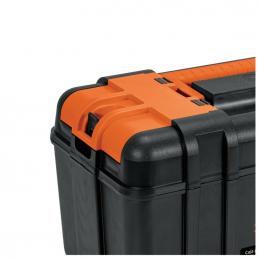 TRUPER 102434 กล่องเครื่องมือขนาด 17นิ้ว พร้อมตะขอเหล็ก [CHP-17XC]