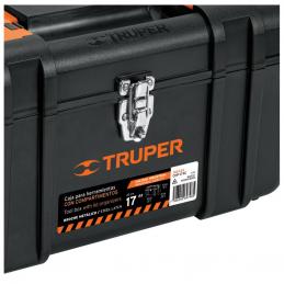 TRUPER 102434 กล่องเครื่องมือขนาด 17นิ้ว พร้อมตะขอเหล็ก [CHP-17XC]