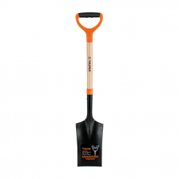 SKI - สกี จำหน่ายสินค้าหลากหลาย และคุณภาพดี | TRUPER 102454 พลั่วเหล็ก ปลายตัด ด้ามจับตัว Y ยาว 41นิ้ว (เพิ่มพื้นที่จับ 2 มือ) [PES-PD] #T-2000