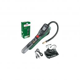 BOSCH Easy Pump New  ปั๊มลมไร้สายขนาด 3.6 V แรงอัดสูงสุด 10.3 บาร์ (150 PSI) พร้อมระบบ Auto Stop ความยาว 24 ซ.ม. น้ำหนัก 0.4 ก.ก. ขาร์จ USB-C #0603947080