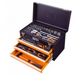 KENDO 90517 กล่องเครื่องมือ 4 ลิ้นชัก พร้อมเครื่องมือ 86 ชิ้น 46x24x28cm