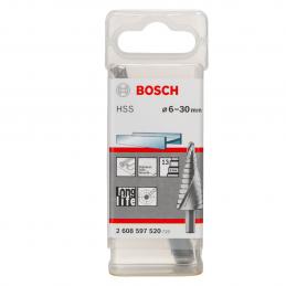 BOSCH 2608597520 ดอกสว่านขั้นบันได HSS 13 Step 6-30mm (Silver) Y1