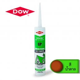 DOWSIL-ซิลิโคน-GP-สีชา-น้ำตาล-บรอน-หลอดสีเขียว-24หลอด-กล่อง