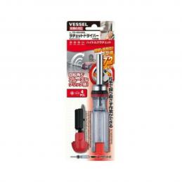 SKI - สกี จำหน่ายสินค้าหลากหลาย และคุณภาพดี | VESSEL ไขควงหัวฟรี รุ่นTD-6804MG (4ดอก/1ตลับ)