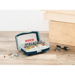 BOSCH ชุดดอกไขควง X-LINE 32 ชิ้น #2607017359 พร้อมข้อต่ออเนกประสงค์